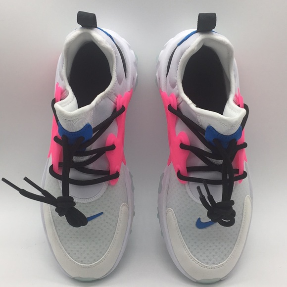 NIKE REACT PRESTO (GS) white/hyper pink-photo blue - Picture 3 of 8
